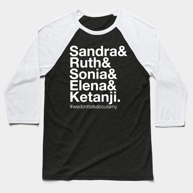 Female Supreme Court Justices, Feminist Shirt, Ketanji Brown Jackson Shirt, Ruth Bader Ginsburg, Female Justices Shirt Baseball T-Shirt by YellowDogTees